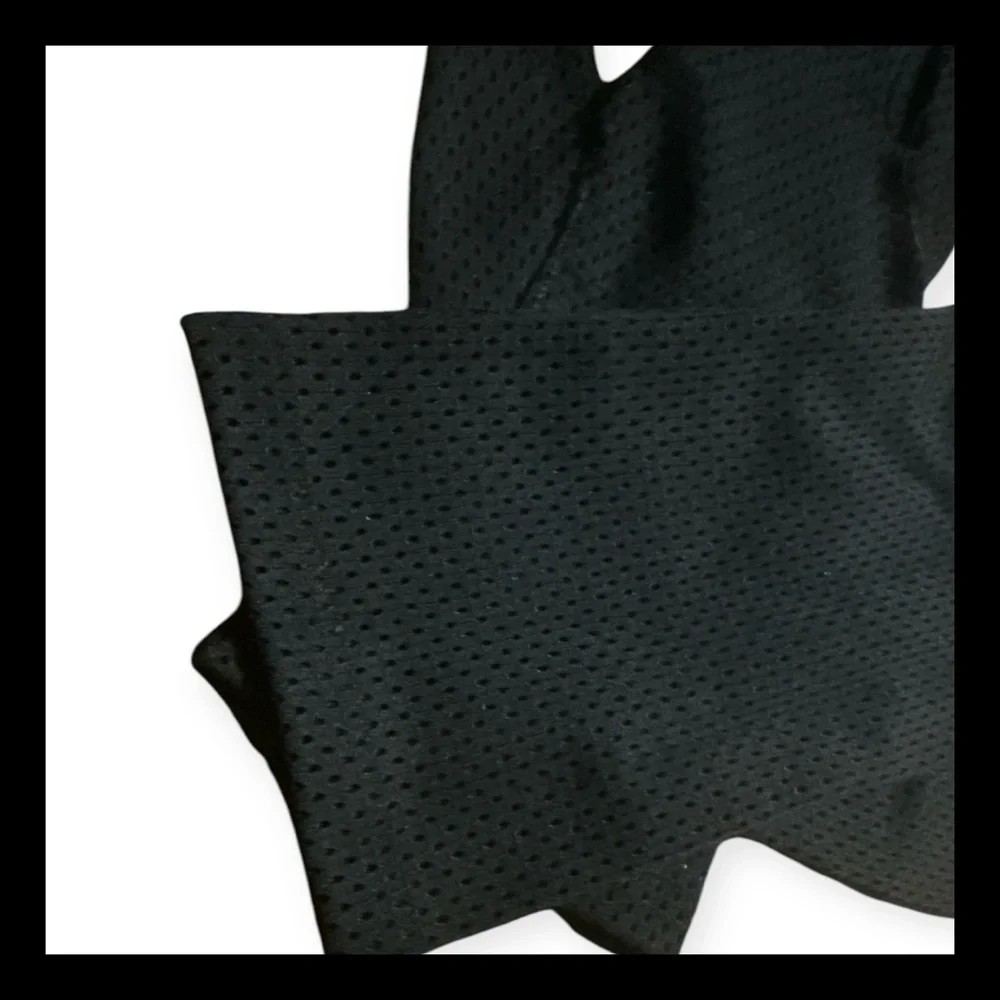 FAB 1950’s Vintage Black Perforated Dress Gloves, Wrist Length & Lightweight